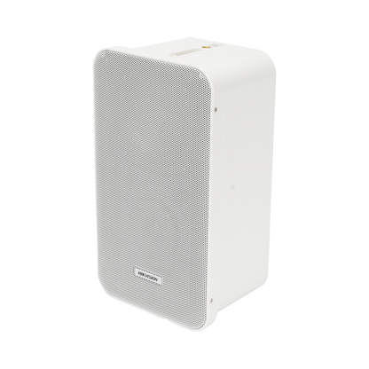 Altavoz Tipo Columna | 20 Watts | 100 V | Rejilla de Metal | Color Blanco | Montaje en L | Exterior IP66