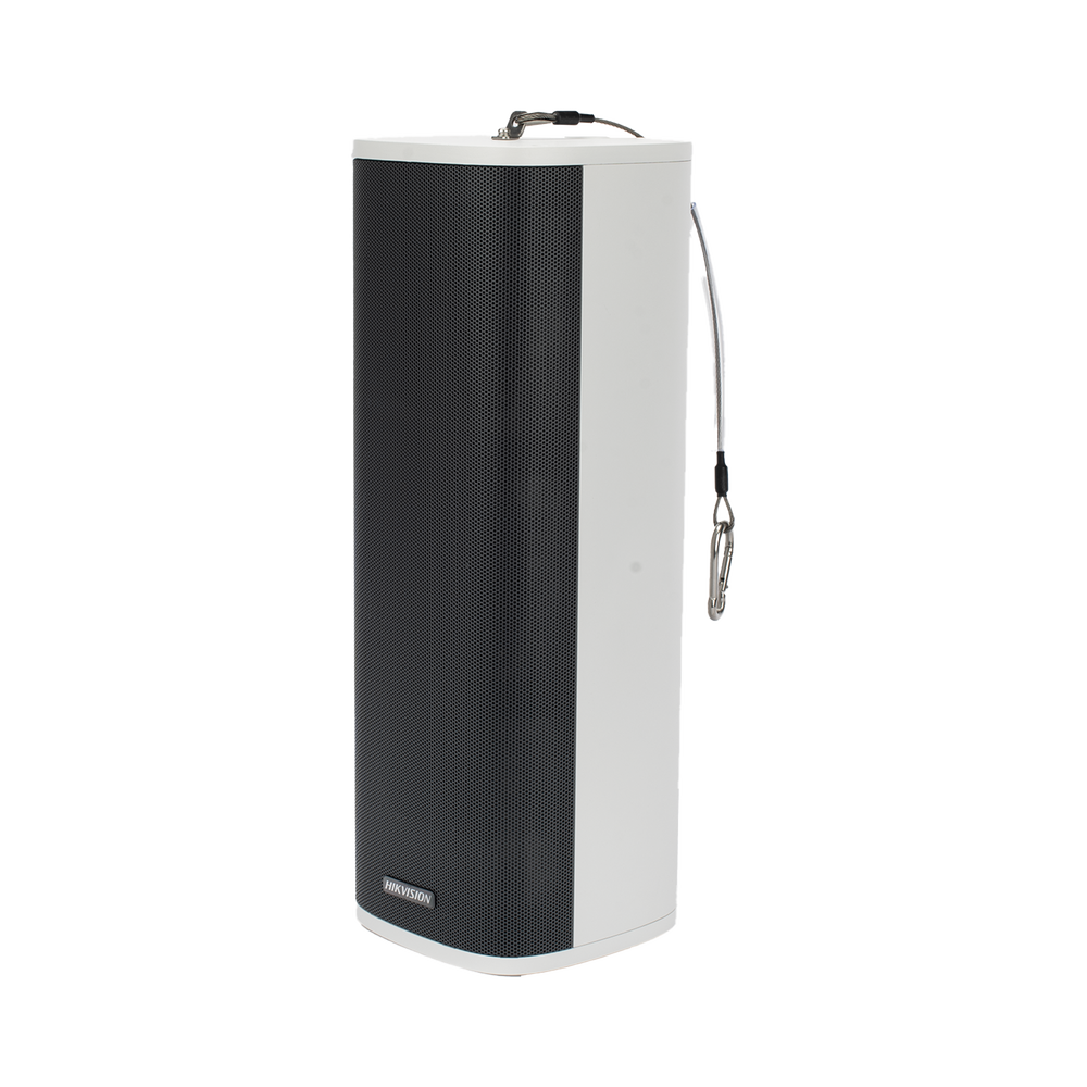 Bocina (Altavoz IP) | Tipo Columna | 60 Watts | Exterior IP66 | Entrada de alarma |  Voceo en tiempo real | Calendarización de audios | Micrófono y altavoz integrado