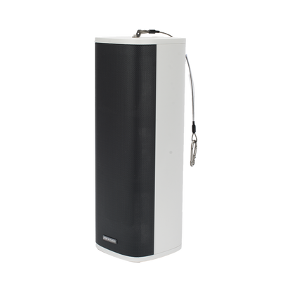 Bocina (Altavoz IP) | Tipo Columna | 60 Watts | Exterior IP66 | Entrada de alarma |  Voceo en tiempo real | Calendarización de audios | Micrófono y altavoz integrado