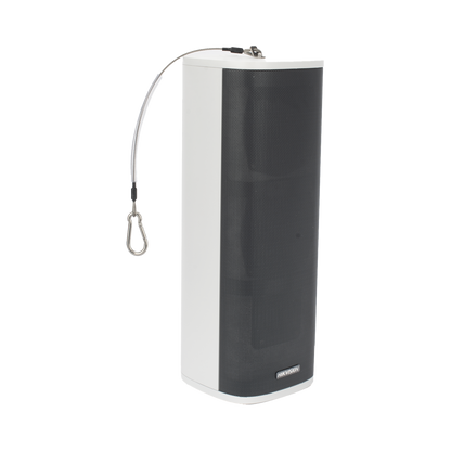 Bocina (Altavoz IP) | Tipo Columna | 60 Watts | Exterior IP66 | Entrada de alarma |  Voceo en tiempo real | Calendarización de audios | Micrófono y altavoz integrado