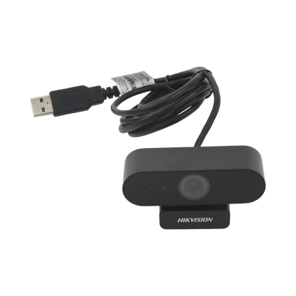 Cámara Web ALTA DEFINICIÓN (1080p) / Giro 360° / Gran Angular / Micrófono Integrado / Conector USB de 2 mts / Fácil de Instalar / Reducción de Ruido Inteligente