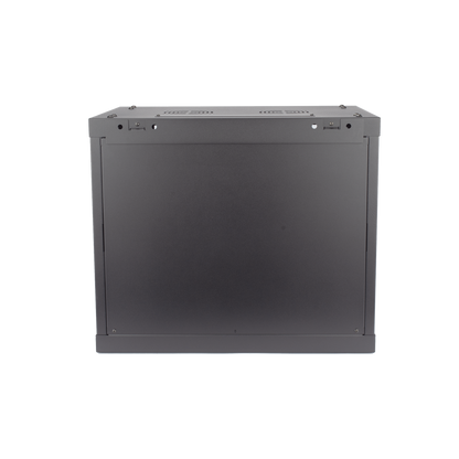 Gabinete para Montaje en Pared - Piso / Puerta de Cristal Templado / Cuerpo Fijo / 9 Unidades de Rack / 19" / Fabricado en Acero