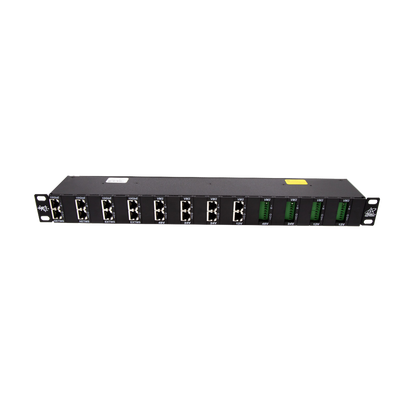 Gabinete de 24 Canales para Montaje en Rack, Compatible con el Módulo de protección DTK-NETMS