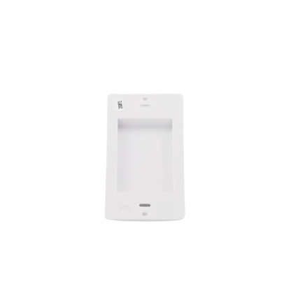 Placa ciega de pared color blanco