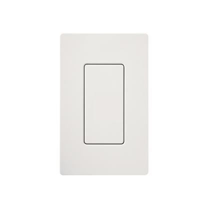 Placa ciega de pared color blanco