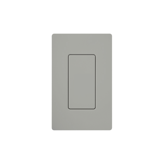 Tapa ciega color gris.