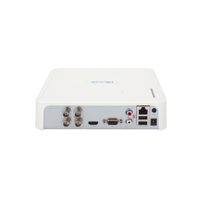 [Audio Bidireccional] DVR 4 Canales TurboHD + 1 Canal IP / 2 Megapixel (1080p) Lite / Acusense Lite (Busqueda Inteligente Personas Vehiculos) / 1 Bahia de Disco Duro / H.265+ / Salida de Vídeo Full HD