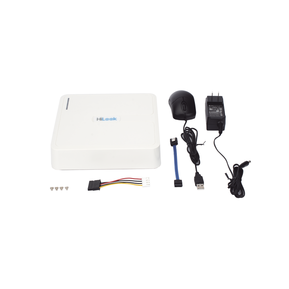 [Audio Bidireccional] DVR 4 Canales TurboHD + 1 Canal IP / 2 Megapixel (1080p) Lite / Acusense Lite (Busqueda Inteligente Personas Vehiculos) / 1 Bahia de Disco Duro / H.265+ / Salida de Vídeo Full HD