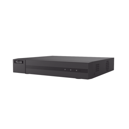 [Audio Bidireccional] DVR 4 Canales TurboHD + 1 Canal IP / 2 Megapixel (1080p) Lite / Acusense Lite (Evita Falsas Alarmas) / Audio por Coaxitron / 1 Bahia de Disco Duro / H.265+ / Salida de Vídeo Full HD