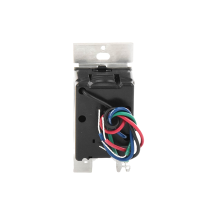 (Caseta Wireless) Atenuador de pared. Aumenta/Disminuye Intensidad de Iluminación.  No requiere cable neutro. 150W LED / 600W INC/HAL