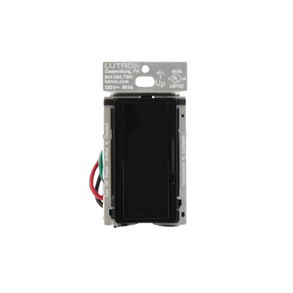 (Caseta Wireless) Atenuador de pared. Aumenta/Disminuye Intensidad de Iluminación.  No requiere cable neutro. 150W LED / 600W INC/HAL