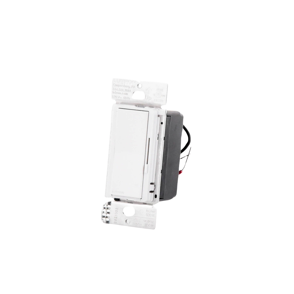 (Caseta Wireless) DIVA Atenuador de pared. Aumenta/Disminuye Intensidad de Iluminación.  No requiere cable neutro. 150W LED / 600W INC/HAL