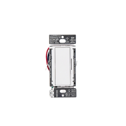 (Caseta Wireless) DIVA Atenuador de pared. Aumenta/Disminuye Intensidad de Iluminación.  No requiere cable neutro. 150W LED / 600W INC/HAL