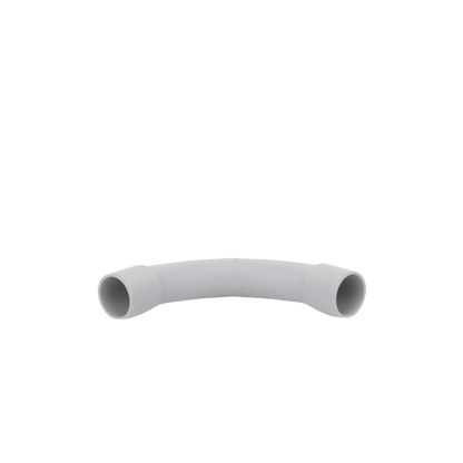 Curva de radio estrecho para tubería rígida, recomendado para cables de datos, PVC Auto-extinguible, de 16 mm