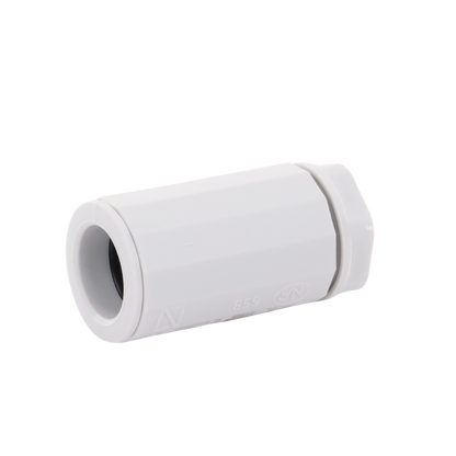 Conector de tubería rígida a caja (Racor), PVC Auto-extinguible, de 16 mm