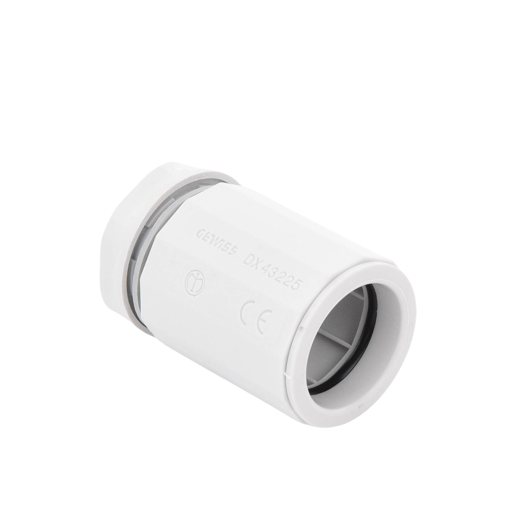 Conector de tubería rígida a caja (Racor), PVC Auto-extinguible, de 25 mm