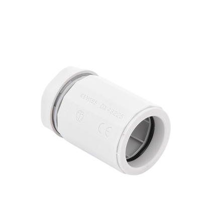 Conector de tubería rígida a caja (Racor), PVC Auto-extinguible, de 50 mm