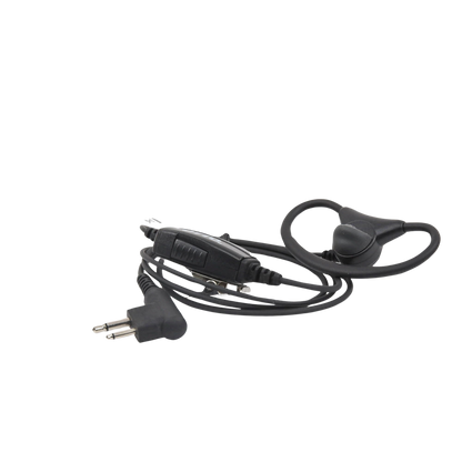 Micrófono-Audífono tipo Anillo, Cable con 40 lbs de Resistencia. Motorola EP450, MAGONE, DEP450 y Hytera series TC500/600/700