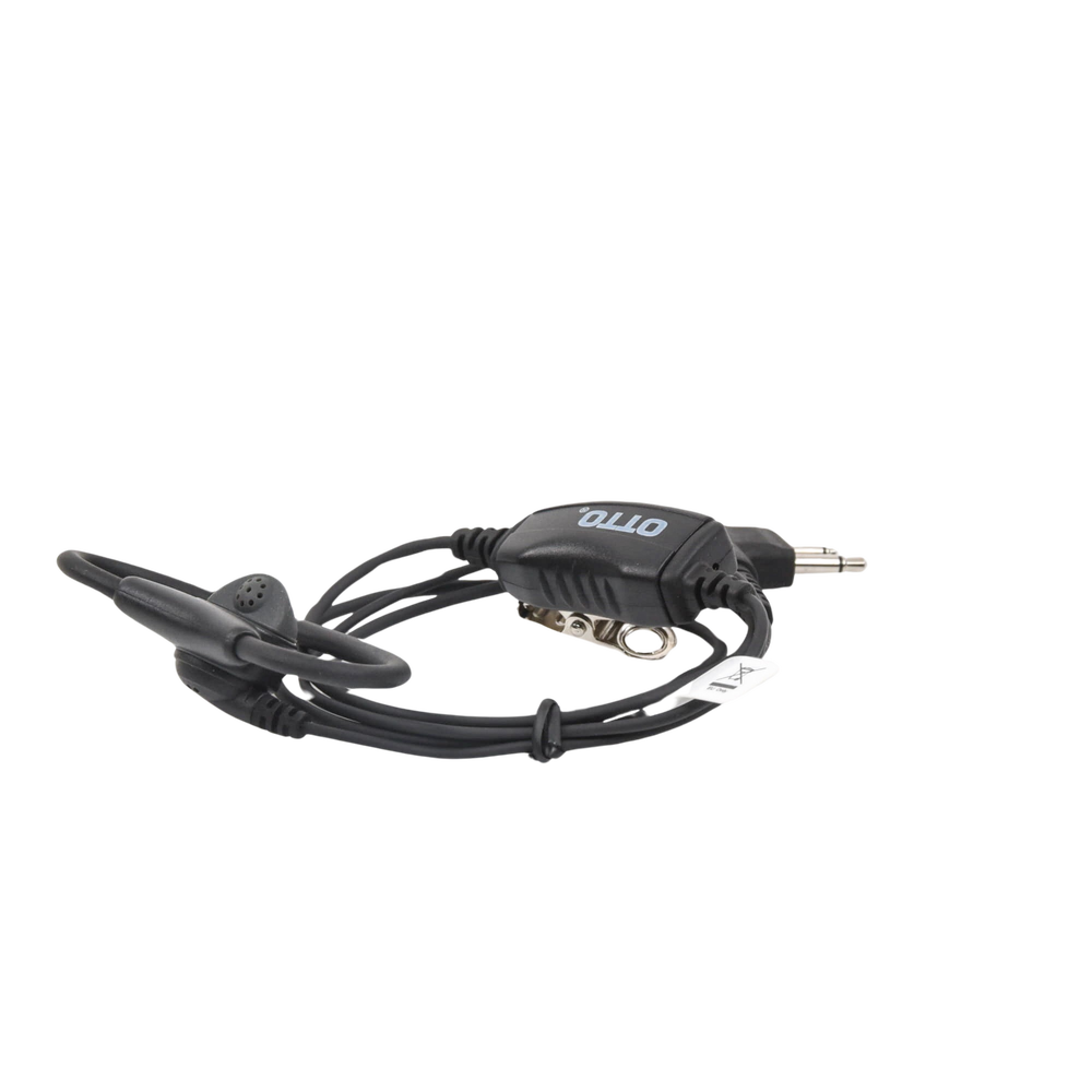 Micrófono-Audífono tipo Anillo, Cable con 40 lbs de Resistencia. Motorola EP450, MAGONE, DEP450 y Hytera series TC500/600/700