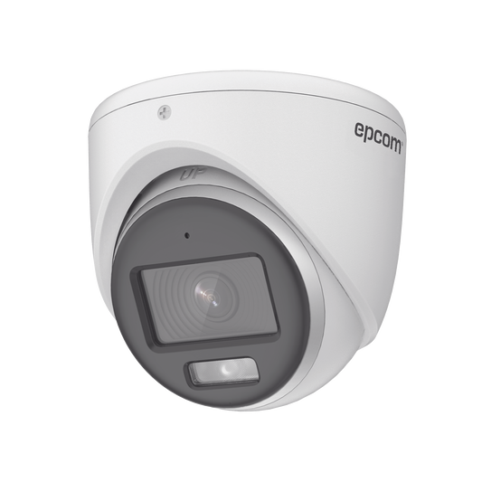 Turret TURBOHD 3K (5 Megapixel) / Lente 2.8 mm / Micrófono Integrado / Imagen a Color 24/7 (ColorVu) / 20 mts Luz Blanca / Exterior IP67 / dWDR / 4 Tecnologías