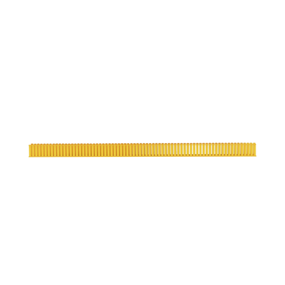 Canaleta Ranurada de PVC sin Tapa, Fiber-Duct™, 4 in de Ancho, 4 in de Alto y 1828.8 mm de Largo, Color Amarillo