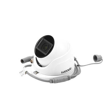Turret TURBOHD 5 Megapixel / Lente 2.8 mm / 30 mts IR EXIR  / Exterior IP67 / Metal / 4 en 1 / dWDR