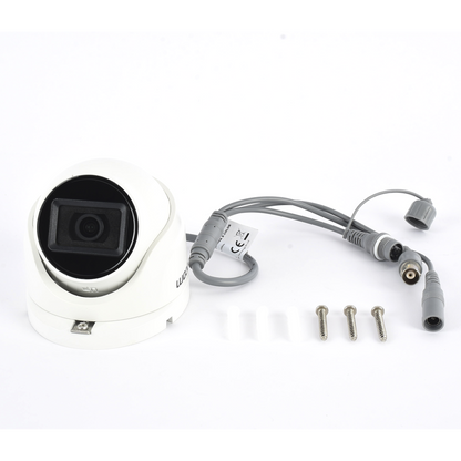 Turret TURBOHD 5 Megapixel / Lente 2.8 mm / 30 mts IR EXIR  / Exterior IP67 / Metal / 4 en 1 / dWDR