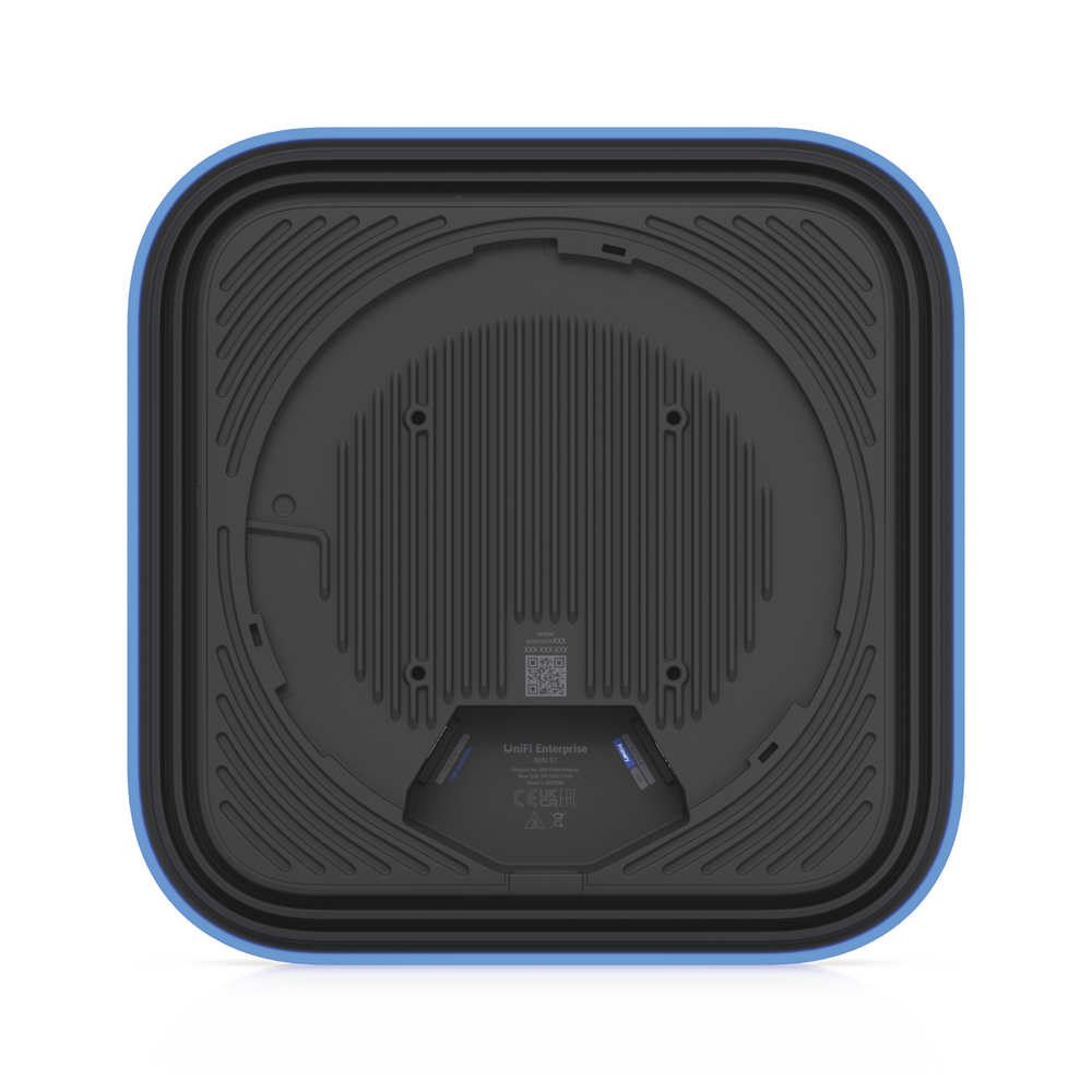UniFi Enterprise Access Point E7, WiFi 7, 2.4/5/6GHz, 10 Cadenas Espaciales, Analizador Espectral en Tiempo Real, Hasta 1000 Dispositivos, (1) Puerto 10G RJ45 y (1) Puerto 1G RJ45 para Alta Disponibilidad de Energía y Datos