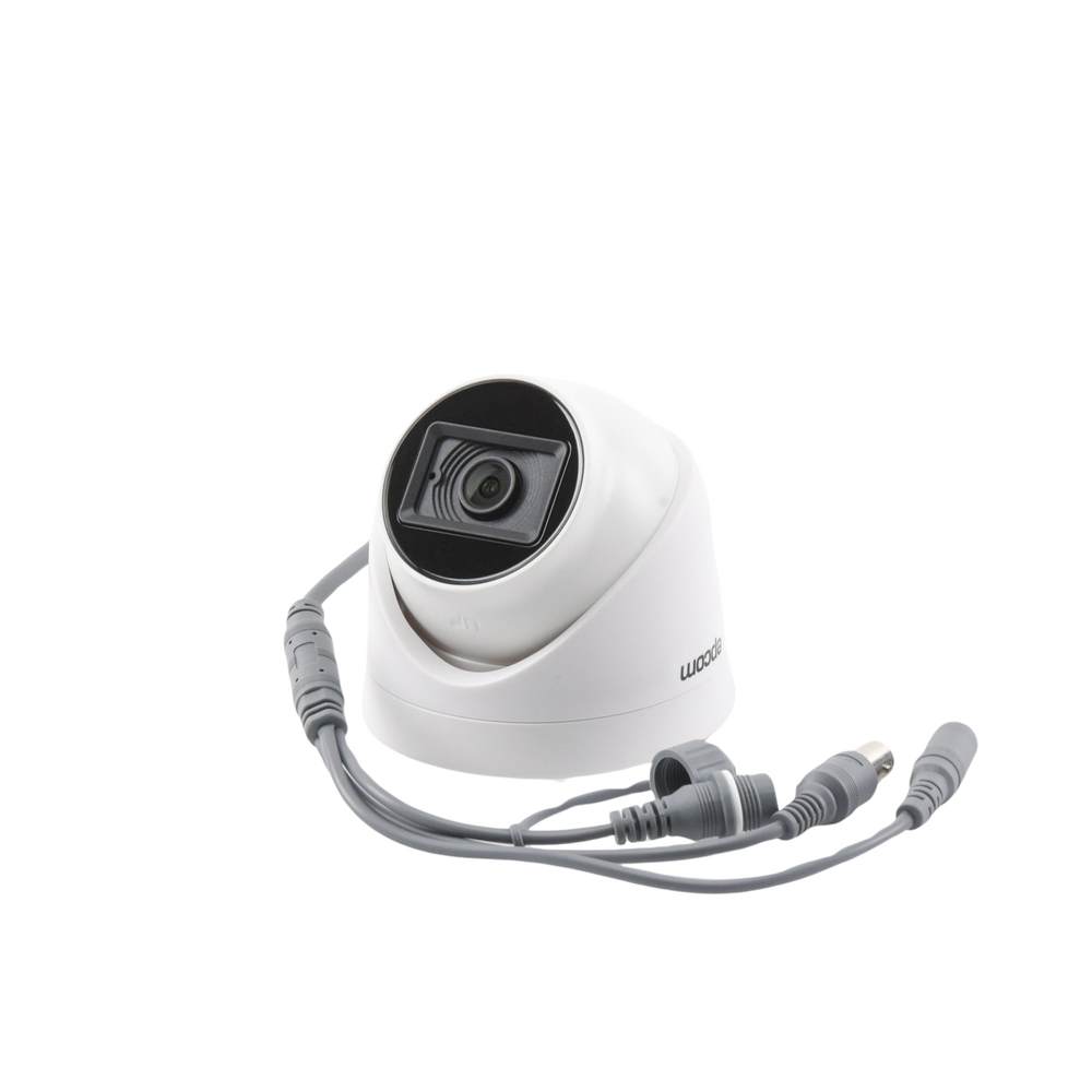 AUDIO POR COAXITRON / Domo TURBOHD 2 Megapixel (1080p) / Gran Angular 106° / Lente 2.8 mm / 20 mts IR EXIR / Interior / 4 Tecnologías / dWDR
