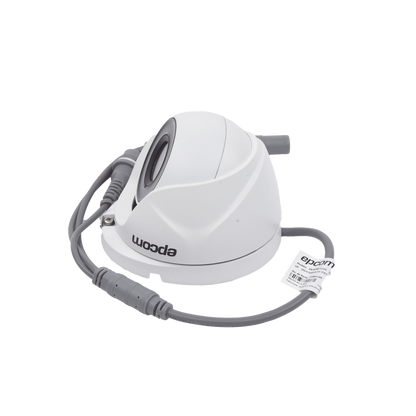 Turret TURBOHD 2 Megapixel (1080p) / METÁLICA / Gran Angular 103° / Lente 2.8 mm / IR EXIR 20 Mts / Exterior IP66 / TVI-AHD-CVI-CVBS / dWDR