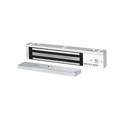 Chapa Magnética 600 lbs con LED /  Sensor de Estado de Unión / Sin Magnetismo Residual / Uso Interior.