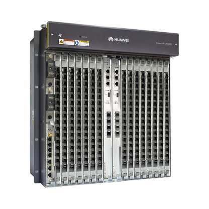 OLT GPON OptiXAccess Carrier Class con 1 tarjeta de 16 puertos GPON, 15 ranuras, 2 Fuentes de alimentación DC, 11 UR