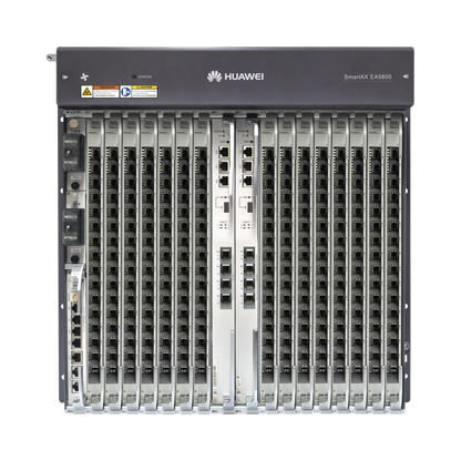 OLT GPON OptiXAccess Carrier Class con 1 tarjeta de 16 puertos GPON, 15 ranuras, 2 Fuentes de alimentación DC, 11 UR
