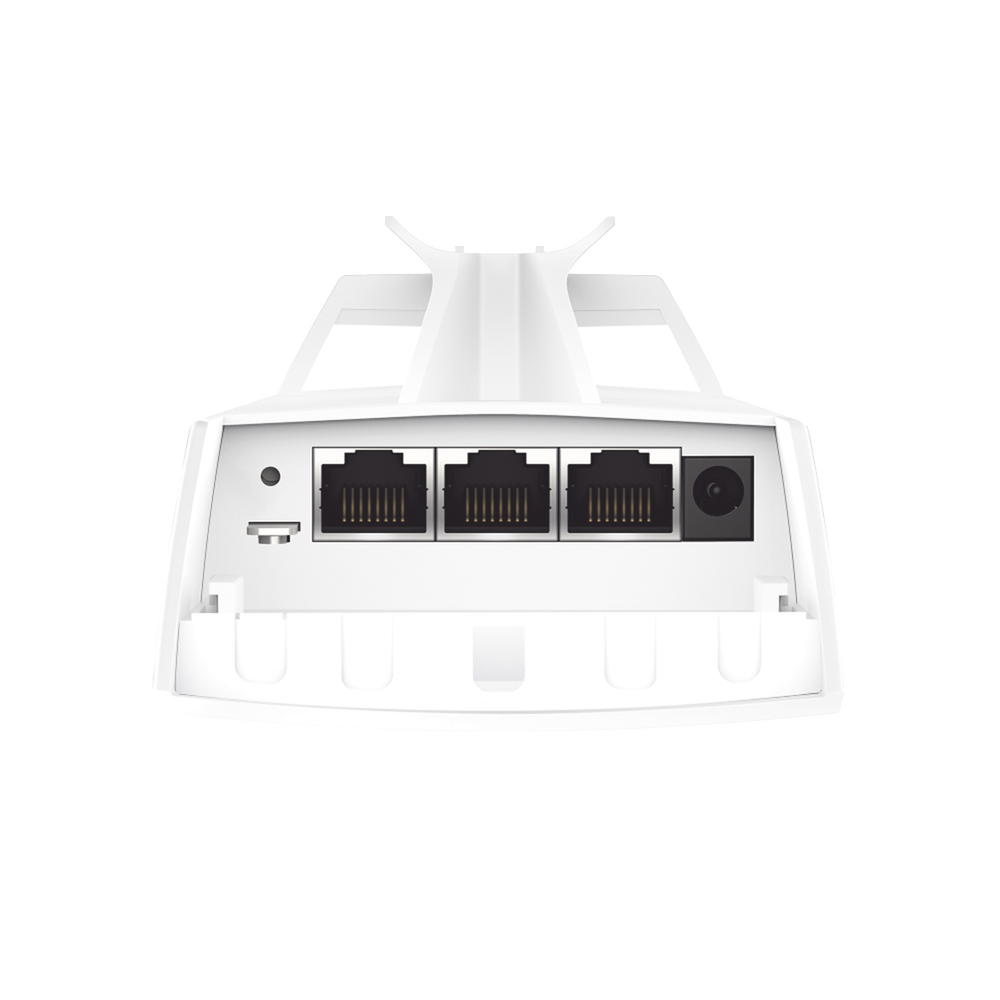 Punto de Acceso Exterior Bridge 5 GHz / 867 Mbps / Alcance 5 km / IP65 / 3 Puertos Gigabit / Gestión Omada SDN / Protección Rayos 6 kV / PoE Pasivo