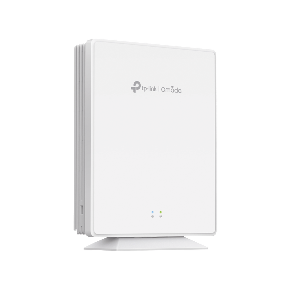 Punto de Acceso GPON Omada / WiFi 6 AX1800 / 1 puerto GPON / 1 Puerto FXS / 4 Puertos 10/100/1000 RJ45 / Wi-Fi 6 AX1800 / Mesh Omada / Configuración por Controlador o Stand-Alone / Para Montaje en Escritorio-Pared