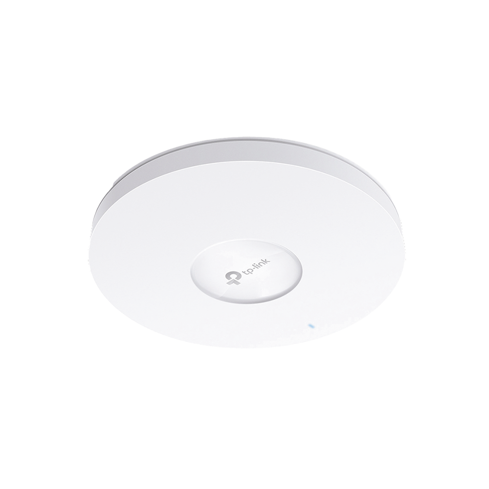 Punto de Acceso Omada / Wi-Fi 6 AX3000 MU-MIMO 4x4 / Mesh Omada / Alta Densidad de Usuarios / Configuración por Controlador o Stand-Alone / Para Montaje en Techo/pared / Alimentación PoE+