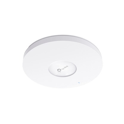 Punto de Acceso Omada / Wi-Fi 6 AX3000 MU-MIMO 4x4 / Mesh Omada / Alta Densidad de Usuarios / Configuración por Controlador o Stand-Alone / Para Montaje en Techo/pared / Alimentación PoE+