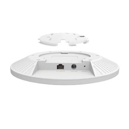 Punto de Acceso Omada / Wi-Fi 6 AX5400 MU-MIMO 4x4 /  Mesh Omada / Alta Densidad de Usuarios / Configuración por Controlador o Stand-Alone / Para Montaje en Techo/pared / Alimentación PoE+