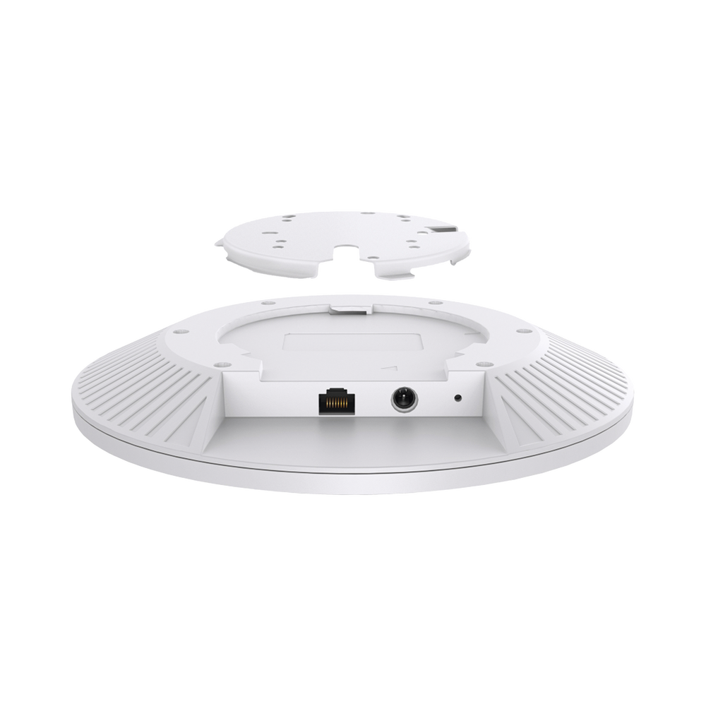 Punto de Acceso Omada / Wi-Fi 7 BE11000 MU-MIMO 2x2 / 1 Puerto 10 Gbps / Mesh Omada / Operaciones Multiencale (MLO) / Configuración por Controlador o Stand-Alone / Para Montaje en Techo/pared / Alimentación PoE+