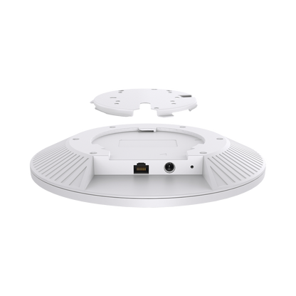 Punto de Acceso Omada / Wi-Fi 7 BE11000 MU-MIMO 2x2 / 1 Puerto 10 Gbps / Mesh Omada / Operaciones Multiencale (MLO) / Configuración por Controlador o Stand-Alone / Para Montaje en Techo/pared / Alimentación PoE+