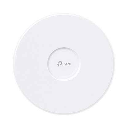 Punto de Acceso Omada / Wi-Fi 7 BE11000 MU-MIMO 2x2 / 1 Puerto 10 Gbps / Mesh Omada / Operaciones Multiencale (MLO) / Configuración por Controlador o Stand-Alone / Para Montaje en Techo/pared / Alimentación PoE+