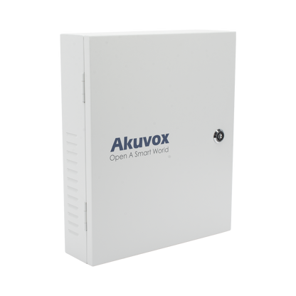 Controlador de Elevador IP Para 32 Pisos / Gestión 100% en la Nube / Interfaz Web / Pases Temporales desde App / Activación de Pisos desde App/ Wiegand / POE / 20,000 Tarjetas /100,000 Eventos / Compatible con Videoporteros Akuvox