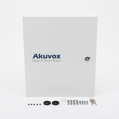 Controlador de Elevador IP Para 32 Pisos / Gestión 100% en la Nube / Interfaz Web / Pases Temporales desde App / Activación de Pisos desde App/ Wiegand / POE / 20,000 Tarjetas /100,000 Eventos / Compatible con Videoporteros Akuvox