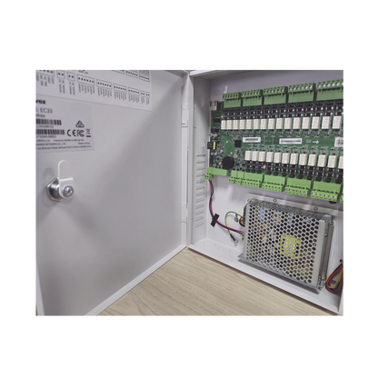 Controlador de Elevador IP Para 32 Pisos / Gestión 100% en la Nube / Interfaz Web / Pases Temporales desde App / Activación de Pisos desde App/ Wiegand / POE / 20,000 Tarjetas /100,000 Eventos / Compatible con Videoporteros Akuvox