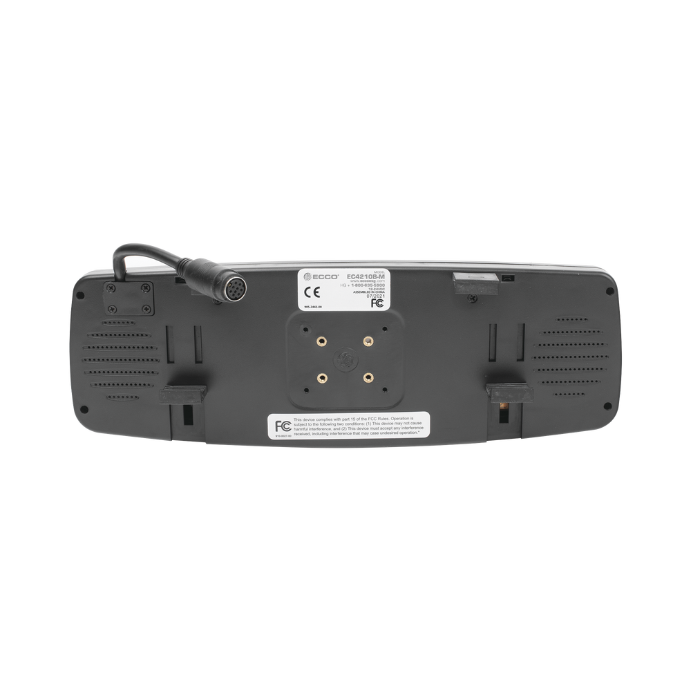 Sistema alámbrico de reversa con cámara y monitor de 4.3 pulgadas, Incluye cámara para placa de  170°
