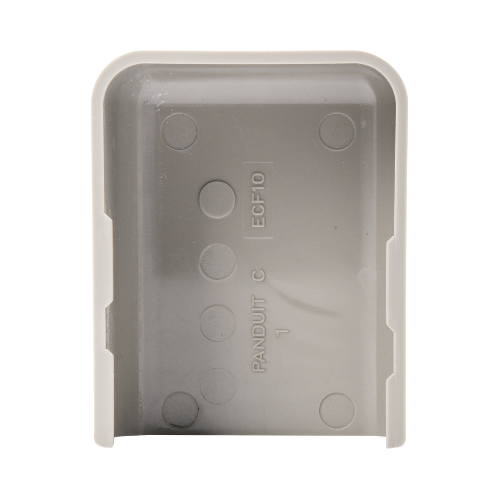 Tapa Final, para uso con canaleta LD10, material ABS, Color Gris