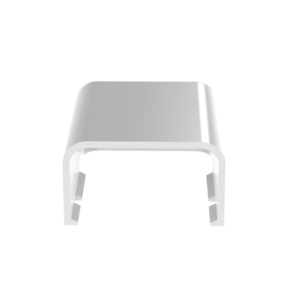 Tapa Final, para uso con canaleta LD10, material ABS, Color Blanco