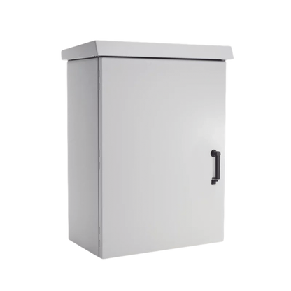 Gabinete Para Exterior OSP ComLine De 25 UR, 700 mm de Ancho, 600 mm de Profundidad, De Aluminio, Color Gris Claro Con Protección NEMA 4/12/4X/3/3R; IP66,
