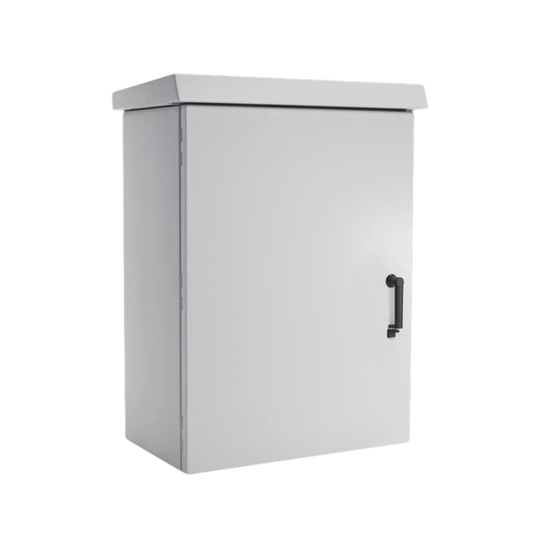 Gabinete Para Exterior OSP ComLine De 25 UR, 700 mm de Ancho, 600 mm de Profundidad, De Aluminio, Color Gris Claro Con Protección NEMA 4/12/4X/3/3R; IP66,