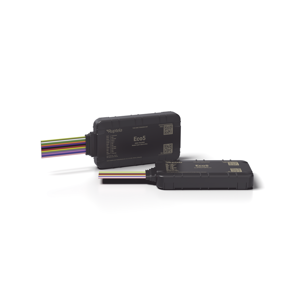 Dispositivo de Rastreo Vehicular / Conectividad LTE Cat1 y LTE-M / BLE 5.0 / GNSS U-blox / Carcasa IP54 / Batería Interna de Respaldo / Detecta Interferencias